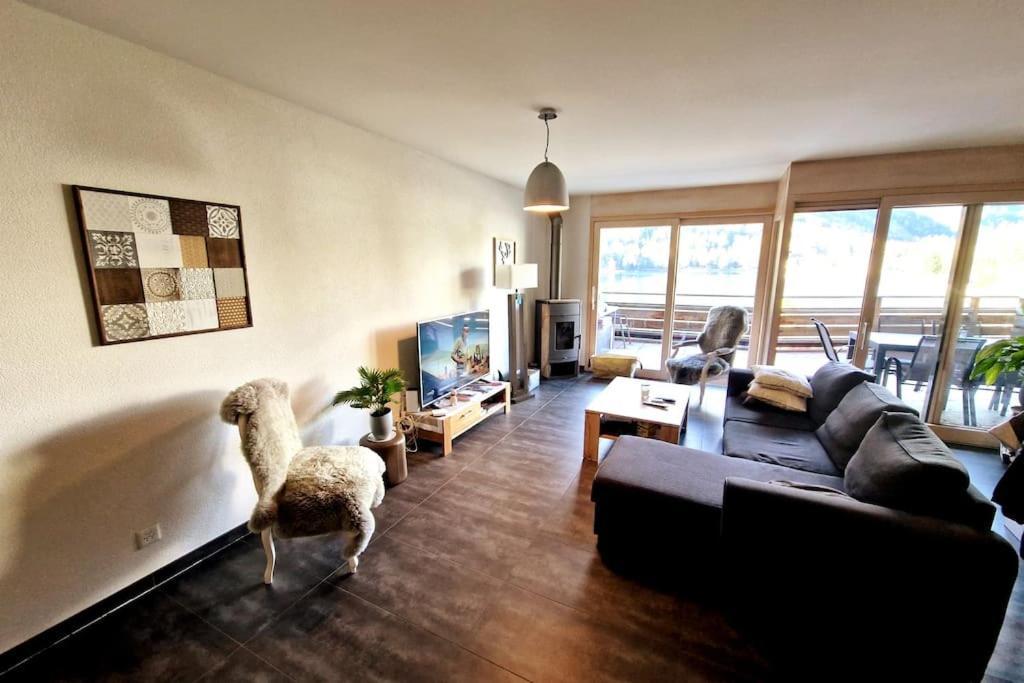 Superbe Appartement Champex-Lac Avec Piscine Et Sauna Exterior photo